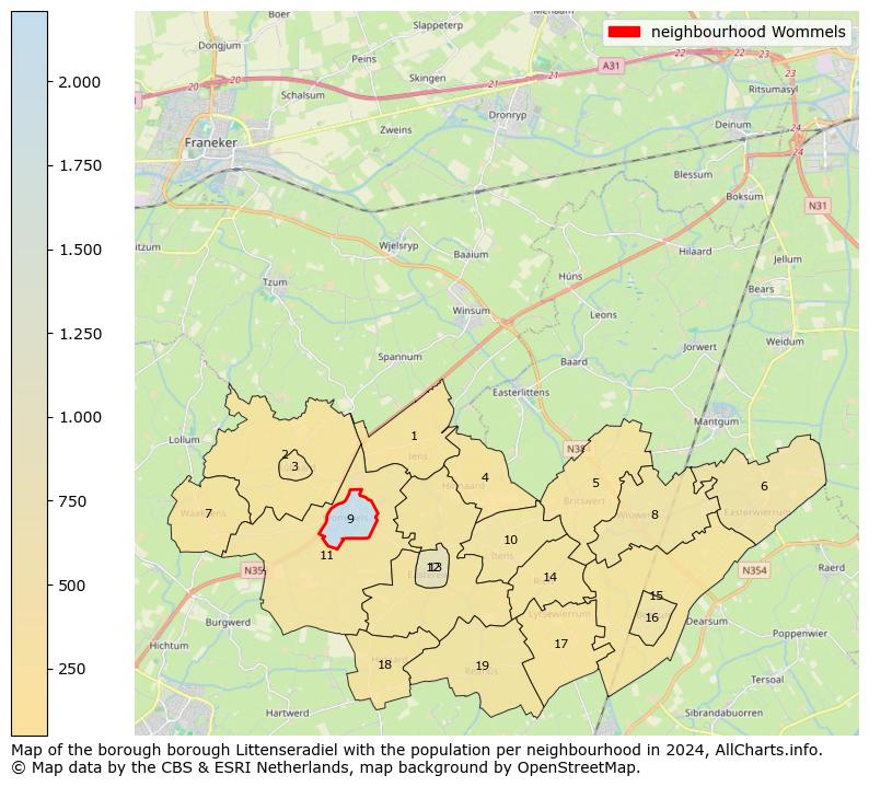 Image of the neighbourhood Wommels at the map. This image is used as introduction to this page. This page shows a lot of information about the population in the neighbourhood Wommels (such as the distribution by age groups of the residents, the composition of households, whether inhabitants are natives or Dutch with an immigration background, data about the houses (numbers, types, price development, use, type of property, ...) and more (car ownership, energy consumption, ...) based on open data from the Dutch Central Bureau of Statistics and various other sources!