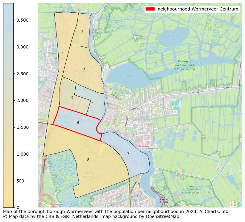 Image of the neighbourhood Wormerveer Centrum at the map. This image is used as introduction to this page. This page shows a lot of information about the population in the neighbourhood Wormerveer Centrum (such as the distribution by age groups of the residents, the composition of households, whether inhabitants are natives or Dutch with an immigration background, data about the houses (numbers, types, price development, use, type of property, ...) and more (car ownership, energy consumption, ...) based on open data from the Dutch Central Bureau of Statistics and various other sources!