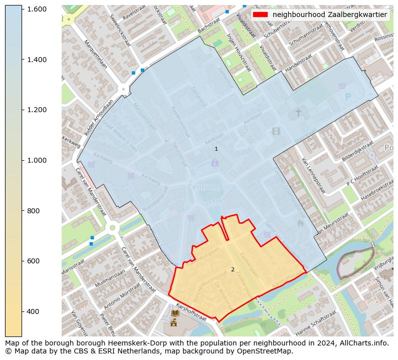 Image of the neighbourhood Zaalbergkwartier at the map. This image is used as introduction to this page. This page shows a lot of information about the population in the neighbourhood Zaalbergkwartier (such as the distribution by age groups of the residents, the composition of households, whether inhabitants are natives or Dutch with an immigration background, data about the houses (numbers, types, price development, use, type of property, ...) and more (car ownership, energy consumption, ...) based on open data from the Dutch Central Bureau of Statistics and various other sources!