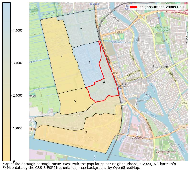 Image of the neighbourhood Zaans Hout at the map. This image is used as introduction to this page. This page shows a lot of information about the population in the neighbourhood Zaans Hout (such as the distribution by age groups of the residents, the composition of households, whether inhabitants are natives or Dutch with an immigration background, data about the houses (numbers, types, price development, use, type of property, ...) and more (car ownership, energy consumption, ...) based on open data from the Dutch Central Bureau of Statistics and various other sources!