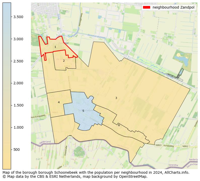 Image of the neighbourhood Zandpol at the map. This image is used as introduction to this page. This page shows a lot of information about the population in the neighbourhood Zandpol (such as the distribution by age groups of the residents, the composition of households, whether inhabitants are natives or Dutch with an immigration background, data about the houses (numbers, types, price development, use, type of property, ...) and more (car ownership, energy consumption, ...) based on open data from the Dutch Central Bureau of Statistics and various other sources!