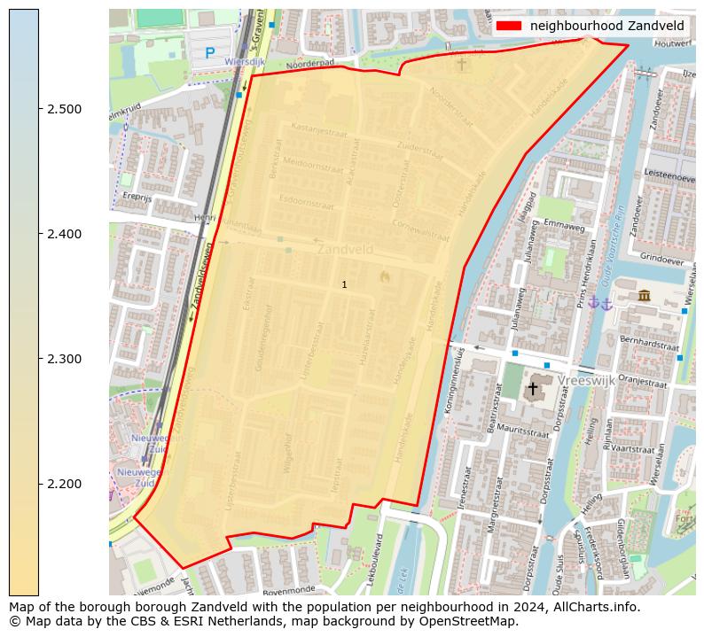 Image of the neighbourhood Zandveld at the map. This image is used as introduction to this page. This page shows a lot of information about the population in the neighbourhood Zandveld (such as the distribution by age groups of the residents, the composition of households, whether inhabitants are natives or Dutch with an immigration background, data about the houses (numbers, types, price development, use, type of property, ...) and more (car ownership, energy consumption, ...) based on open data from the Dutch Central Bureau of Statistics and various other sources!