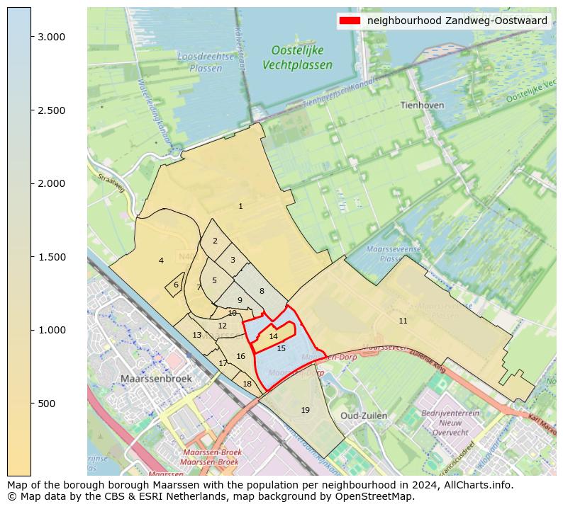 Image of the neighbourhood Zandweg-Oostwaard at the map. This image is used as introduction to this page. This page shows a lot of information about the population in the neighbourhood Zandweg-Oostwaard (such as the distribution by age groups of the residents, the composition of households, whether inhabitants are natives or Dutch with an immigration background, data about the houses (numbers, types, price development, use, type of property, ...) and more (car ownership, energy consumption, ...) based on open data from the Dutch Central Bureau of Statistics and various other sources!