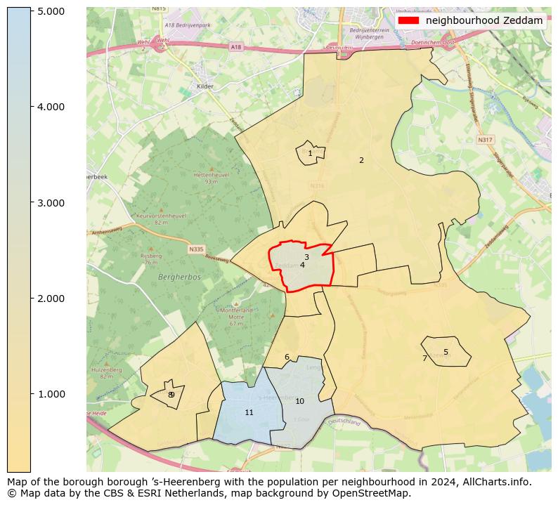 Image of the neighbourhood Zeddam at the map. This image is used as introduction to this page. This page shows a lot of information about the population in the neighbourhood Zeddam (such as the distribution by age groups of the residents, the composition of households, whether inhabitants are natives or Dutch with an immigration background, data about the houses (numbers, types, price development, use, type of property, ...) and more (car ownership, energy consumption, ...) based on open data from the Dutch Central Bureau of Statistics and various other sources!