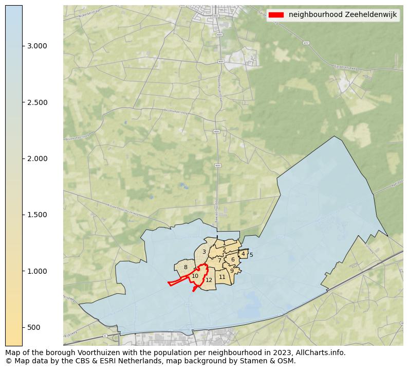Map of the borough Voorthuizen with the population per neighbourhood in 2023. This page shows a lot of information about residents (such as the distribution by age groups, family composition, gender, native or Dutch with an immigration background, ...), homes (numbers, types, price development, use, type of property, ...) and more (car ownership, energy consumption, ...) based on open data from the Dutch Central Bureau of Statistics and various other sources!