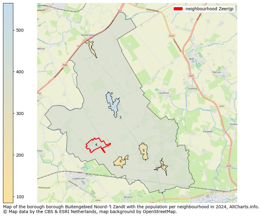 Image of the neighbourhood Zeerijp at the map. This image is used as introduction to this page. This page shows a lot of information about the population in the neighbourhood Zeerijp (such as the distribution by age groups of the residents, the composition of households, whether inhabitants are natives or Dutch with an immigration background, data about the houses (numbers, types, price development, use, type of property, ...) and more (car ownership, energy consumption, ...) based on open data from the Dutch Central Bureau of Statistics and various other sources!