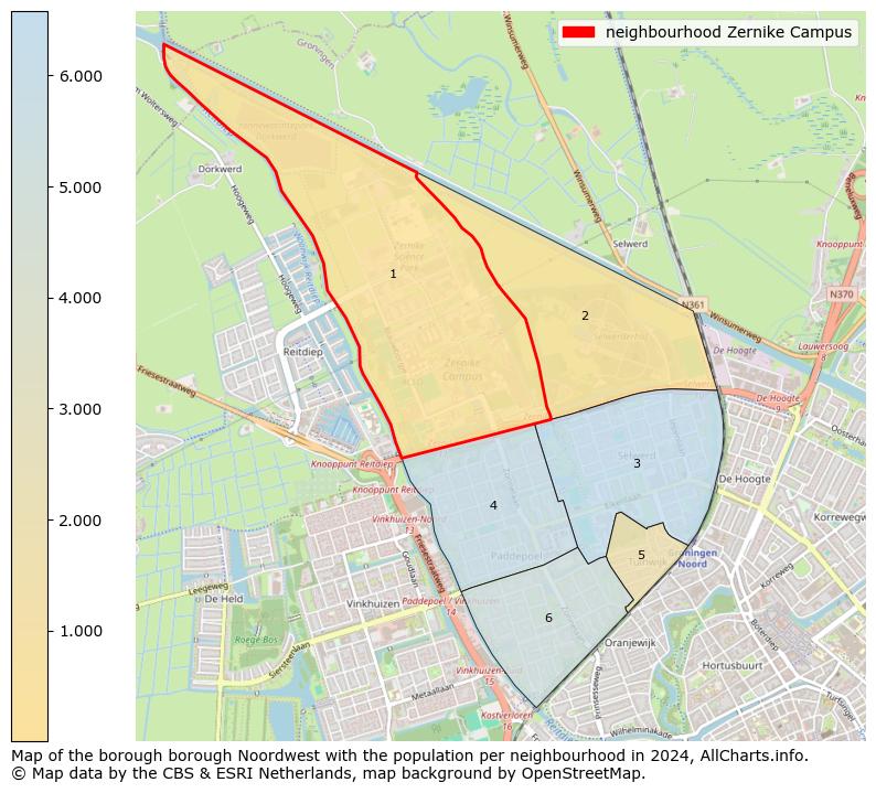 Image of the neighbourhood Zernike Campus at the map. This image is used as introduction to this page. This page shows a lot of information about the population in the neighbourhood Zernike Campus (such as the distribution by age groups of the residents, the composition of households, whether inhabitants are natives or Dutch with an immigration background, data about the houses (numbers, types, price development, use, type of property, ...) and more (car ownership, energy consumption, ...) based on open data from the Dutch Central Bureau of Statistics and various other sources!