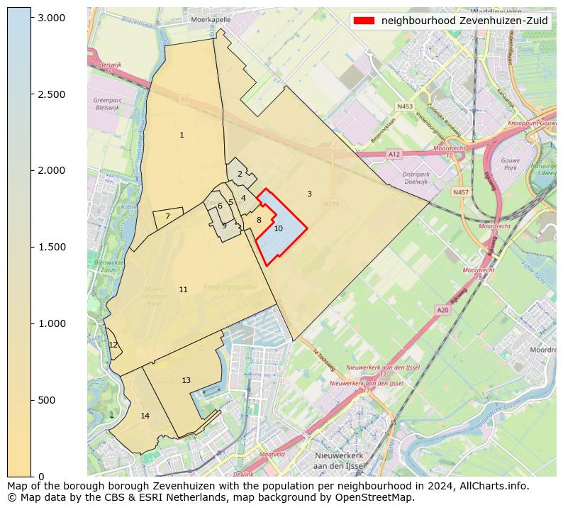 Image of the neighbourhood Zevenhuizen-Zuid at the map. This image is used as introduction to this page. This page shows a lot of information about the population in the neighbourhood Zevenhuizen-Zuid (such as the distribution by age groups of the residents, the composition of households, whether inhabitants are natives or Dutch with an immigration background, data about the houses (numbers, types, price development, use, type of property, ...) and more (car ownership, energy consumption, ...) based on open data from the Dutch Central Bureau of Statistics and various other sources!