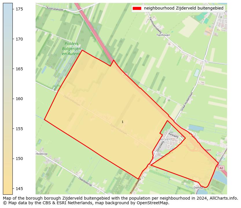 Image of the neighbourhood Zijderveld buitengebied at the map. This image is used as introduction to this page. This page shows a lot of information about the population in the neighbourhood Zijderveld buitengebied (such as the distribution by age groups of the residents, the composition of households, whether inhabitants are natives or Dutch with an immigration background, data about the houses (numbers, types, price development, use, type of property, ...) and more (car ownership, energy consumption, ...) based on open data from the Dutch Central Bureau of Statistics and various other sources!