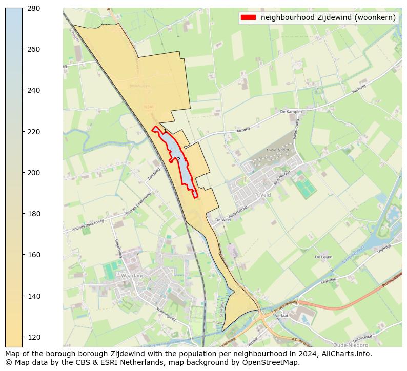 Image of the neighbourhood Zijdewind (woonkern) at the map. This image is used as introduction to this page. This page shows a lot of information about the population in the neighbourhood Zijdewind (woonkern) (such as the distribution by age groups of the residents, the composition of households, whether inhabitants are natives or Dutch with an immigration background, data about the houses (numbers, types, price development, use, type of property, ...) and more (car ownership, energy consumption, ...) based on open data from the Dutch Central Bureau of Statistics and various other sources!