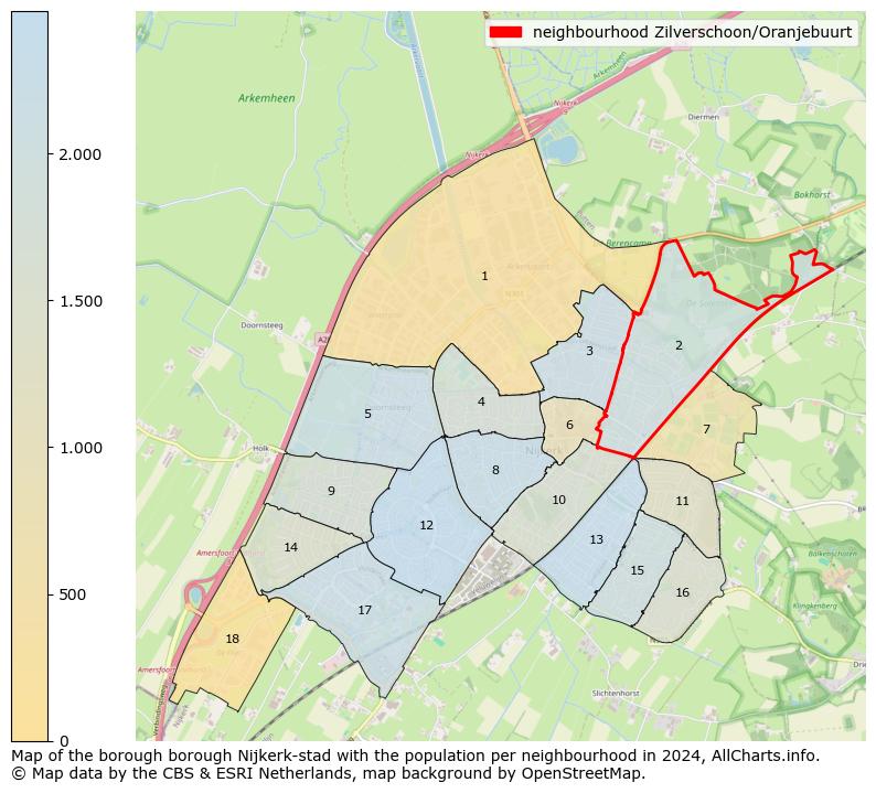 Image of the neighbourhood Zilverschoon/Oranjebuurt at the map. This image is used as introduction to this page. This page shows a lot of information about the population in the neighbourhood Zilverschoon/Oranjebuurt (such as the distribution by age groups of the residents, the composition of households, whether inhabitants are natives or Dutch with an immigration background, data about the houses (numbers, types, price development, use, type of property, ...) and more (car ownership, energy consumption, ...) based on open data from the Dutch Central Bureau of Statistics and various other sources!