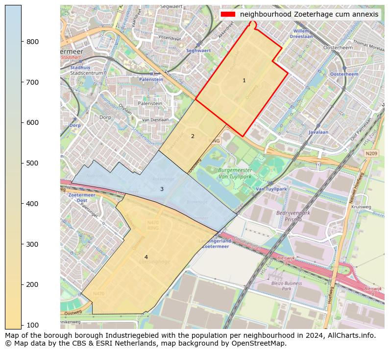 Image of the neighbourhood Zoeterhage cum annexis at the map. This image is used as introduction to this page. This page shows a lot of information about the population in the neighbourhood Zoeterhage cum annexis (such as the distribution by age groups of the residents, the composition of households, whether inhabitants are natives or Dutch with an immigration background, data about the houses (numbers, types, price development, use, type of property, ...) and more (car ownership, energy consumption, ...) based on open data from the Dutch Central Bureau of Statistics and various other sources!