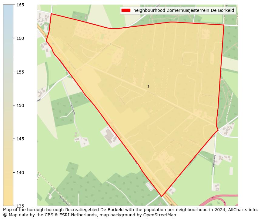 Image of the neighbourhood Zomerhuisjesterrein De Borkeld at the map. This image is used as introduction to this page. This page shows a lot of information about the population in the neighbourhood Zomerhuisjesterrein De Borkeld (such as the distribution by age groups of the residents, the composition of households, whether inhabitants are natives or Dutch with an immigration background, data about the houses (numbers, types, price development, use, type of property, ...) and more (car ownership, energy consumption, ...) based on open data from the Dutch Central Bureau of Statistics and various other sources!