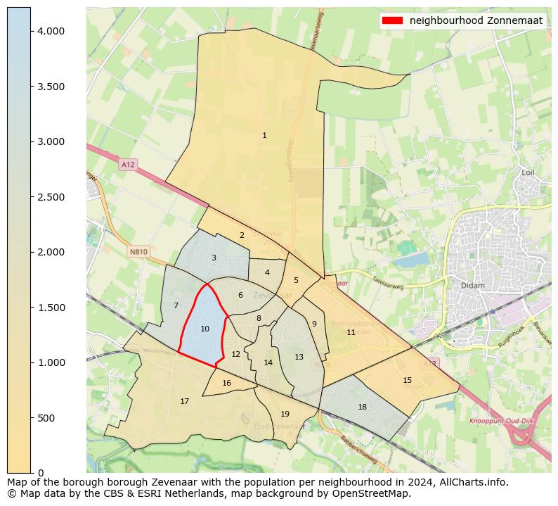 Image of the neighbourhood Zonnemaat at the map. This image is used as introduction to this page. This page shows a lot of information about the population in the neighbourhood Zonnemaat (such as the distribution by age groups of the residents, the composition of households, whether inhabitants are natives or Dutch with an immigration background, data about the houses (numbers, types, price development, use, type of property, ...) and more (car ownership, energy consumption, ...) based on open data from the Dutch Central Bureau of Statistics and various other sources!