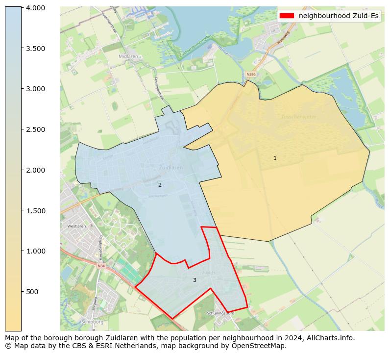 Image of the neighbourhood Zuid-Es at the map. This image is used as introduction to this page. This page shows a lot of information about the population in the neighbourhood Zuid-Es (such as the distribution by age groups of the residents, the composition of households, whether inhabitants are natives or Dutch with an immigration background, data about the houses (numbers, types, price development, use, type of property, ...) and more (car ownership, energy consumption, ...) based on open data from the Dutch Central Bureau of Statistics and various other sources!