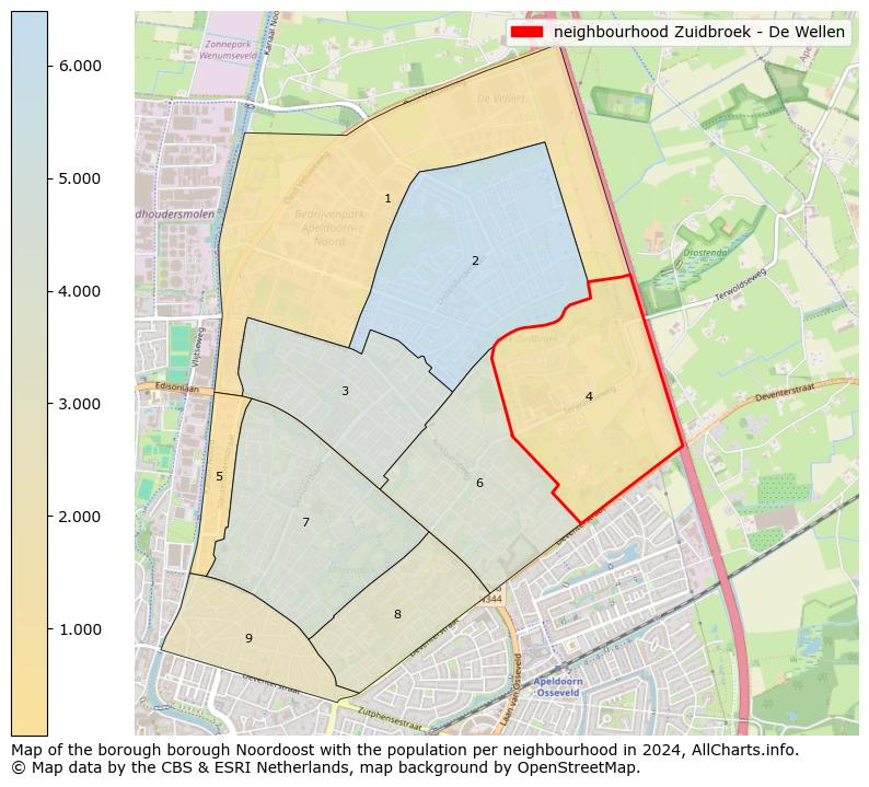 Image of the neighbourhood Zuidbroek - De Wellen at the map. This image is used as introduction to this page. This page shows a lot of information about the population in the neighbourhood Zuidbroek - De Wellen (such as the distribution by age groups of the residents, the composition of households, whether inhabitants are natives or Dutch with an immigration background, data about the houses (numbers, types, price development, use, type of property, ...) and more (car ownership, energy consumption, ...) based on open data from the Dutch Central Bureau of Statistics and various other sources!