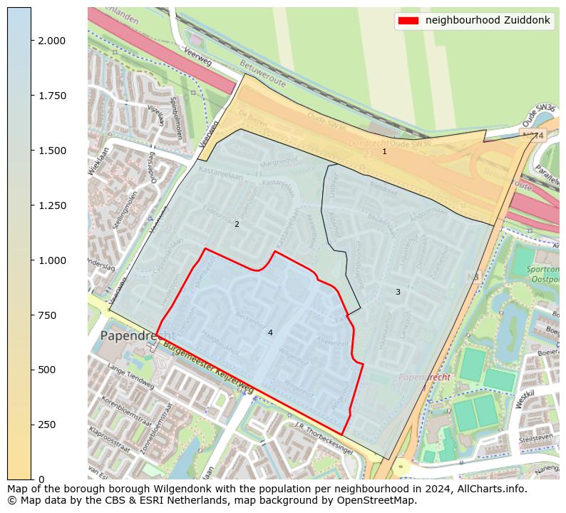 Image of the neighbourhood Zuiddonk at the map. This image is used as introduction to this page. This page shows a lot of information about the population in the neighbourhood Zuiddonk (such as the distribution by age groups of the residents, the composition of households, whether inhabitants are natives or Dutch with an immigration background, data about the houses (numbers, types, price development, use, type of property, ...) and more (car ownership, energy consumption, ...) based on open data from the Dutch Central Bureau of Statistics and various other sources!