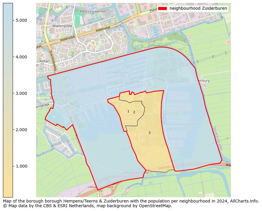 Image of the neighbourhood Zuiderburen at the map. This image is used as introduction to this page. This page shows a lot of information about the population in the neighbourhood Zuiderburen (such as the distribution by age groups of the residents, the composition of households, whether inhabitants are natives or Dutch with an immigration background, data about the houses (numbers, types, price development, use, type of property, ...) and more (car ownership, energy consumption, ...) based on open data from the Dutch Central Bureau of Statistics and various other sources!