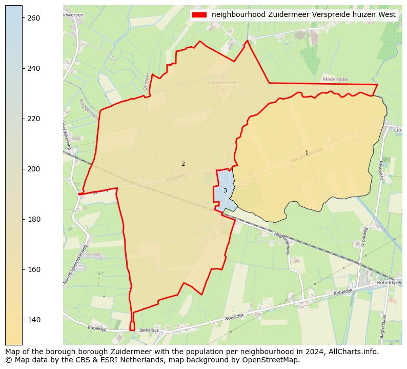 Image of the neighbourhood Zuidermeer Verspreide huizen West at the map. This image is used as introduction to this page. This page shows a lot of information about the population in the neighbourhood Zuidermeer Verspreide huizen West (such as the distribution by age groups of the residents, the composition of households, whether inhabitants are natives or Dutch with an immigration background, data about the houses (numbers, types, price development, use, type of property, ...) and more (car ownership, energy consumption, ...) based on open data from the Dutch Central Bureau of Statistics and various other sources!