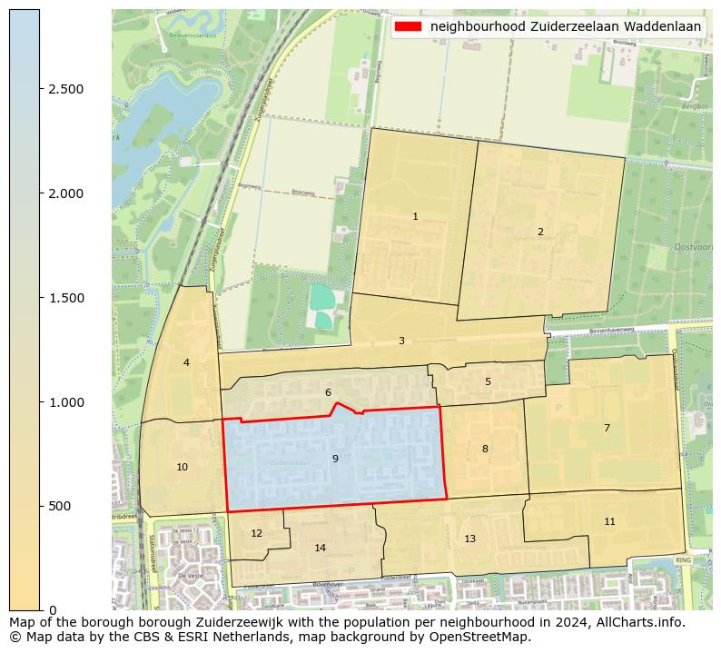 Image of the neighbourhood Zuiderzeelaan Waddenlaan at the map. This image is used as introduction to this page. This page shows a lot of information about the population in the neighbourhood Zuiderzeelaan Waddenlaan (such as the distribution by age groups of the residents, the composition of households, whether inhabitants are natives or Dutch with an immigration background, data about the houses (numbers, types, price development, use, type of property, ...) and more (car ownership, energy consumption, ...) based on open data from the Dutch Central Bureau of Statistics and various other sources!