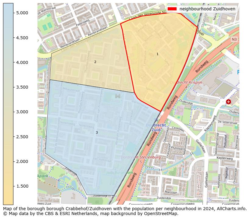 Image of the neighbourhood Zuidhoven at the map. This image is used as introduction to this page. This page shows a lot of information about the population in the neighbourhood Zuidhoven (such as the distribution by age groups of the residents, the composition of households, whether inhabitants are natives or Dutch with an immigration background, data about the houses (numbers, types, price development, use, type of property, ...) and more (car ownership, energy consumption, ...) based on open data from the Dutch Central Bureau of Statistics and various other sources!