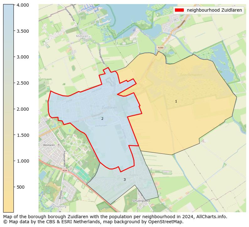 Image of the neighbourhood Zuidlaren at the map. This image is used as introduction to this page. This page shows a lot of information about the population in the neighbourhood Zuidlaren (such as the distribution by age groups of the residents, the composition of households, whether inhabitants are natives or Dutch with an immigration background, data about the houses (numbers, types, price development, use, type of property, ...) and more (car ownership, energy consumption, ...) based on open data from the Dutch Central Bureau of Statistics and various other sources!