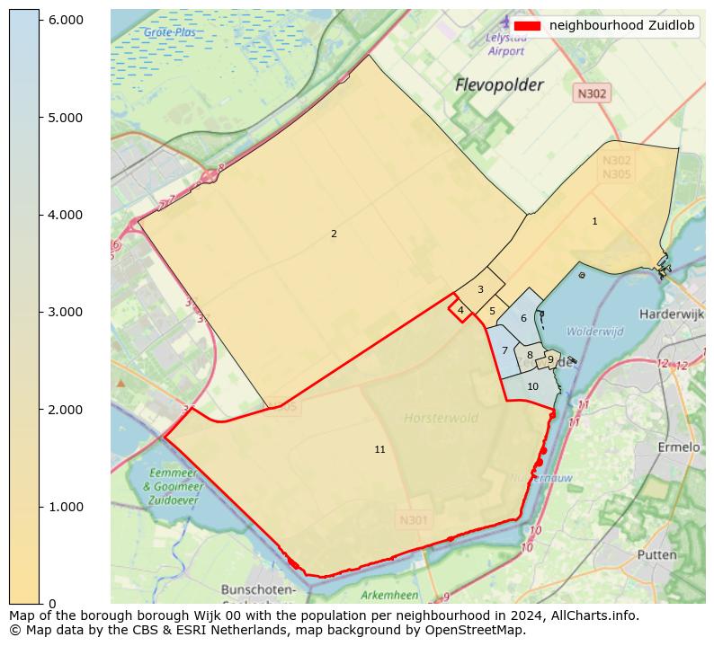 Image of the neighbourhood Zuidlob at the map. This image is used as introduction to this page. This page shows a lot of information about the population in the neighbourhood Zuidlob (such as the distribution by age groups of the residents, the composition of households, whether inhabitants are natives or Dutch with an immigration background, data about the houses (numbers, types, price development, use, type of property, ...) and more (car ownership, energy consumption, ...) based on open data from the Dutch Central Bureau of Statistics and various other sources!