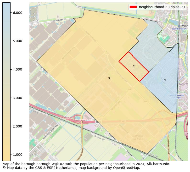 Image of the neighbourhood Zuidplas 90 at the map. This image is used as introduction to this page. This page shows a lot of information about the population in the neighbourhood Zuidplas 90 (such as the distribution by age groups of the residents, the composition of households, whether inhabitants are natives or Dutch with an immigration background, data about the houses (numbers, types, price development, use, type of property, ...) and more (car ownership, energy consumption, ...) based on open data from the Dutch Central Bureau of Statistics and various other sources!