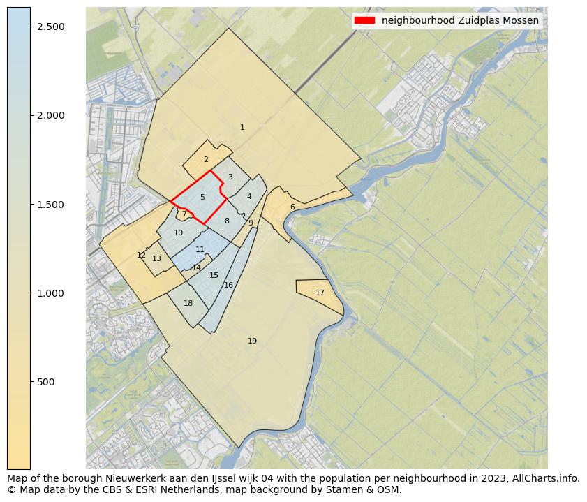 Map of the borough Nieuwerkerk aan den IJssel wijk 04 with the population per neighbourhood in 2023. This page shows a lot of information about residents (such as the distribution by age groups, family composition, gender, native or Dutch with an immigration background, ...), homes (numbers, types, price development, use, type of property, ...) and more (car ownership, energy consumption, ...) based on open data from the Dutch Central Bureau of Statistics and various other sources!