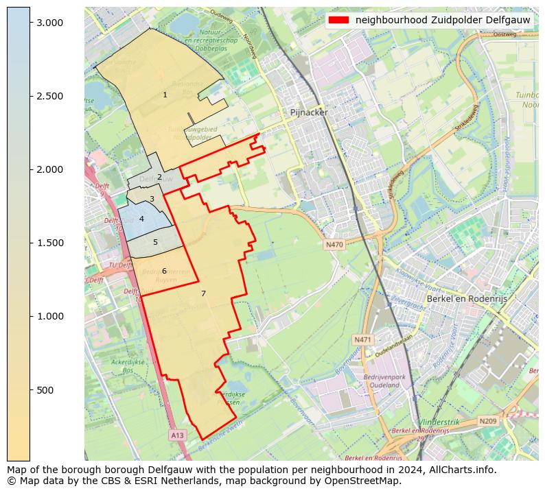 Image of the neighbourhood Zuidpolder Delfgauw at the map. This image is used as introduction to this page. This page shows a lot of information about the population in the neighbourhood Zuidpolder Delfgauw (such as the distribution by age groups of the residents, the composition of households, whether inhabitants are natives or Dutch with an immigration background, data about the houses (numbers, types, price development, use, type of property, ...) and more (car ownership, energy consumption, ...) based on open data from the Dutch Central Bureau of Statistics and various other sources!