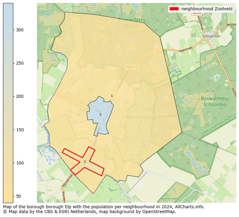 Image of the neighbourhood Zuidveld at the map. This image is used as introduction to this page. This page shows a lot of information about the population in the neighbourhood Zuidveld (such as the distribution by age groups of the residents, the composition of households, whether inhabitants are natives or Dutch with an immigration background, data about the houses (numbers, types, price development, use, type of property, ...) and more (car ownership, energy consumption, ...) based on open data from the Dutch Central Bureau of Statistics and various other sources!