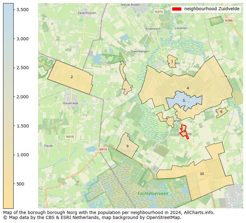 Image of the neighbourhood Zuidvelde at the map. This image is used as introduction to this page. This page shows a lot of information about the population in the neighbourhood Zuidvelde (such as the distribution by age groups of the residents, the composition of households, whether inhabitants are natives or Dutch with an immigration background, data about the houses (numbers, types, price development, use, type of property, ...) and more (car ownership, energy consumption, ...) based on open data from the Dutch Central Bureau of Statistics and various other sources!