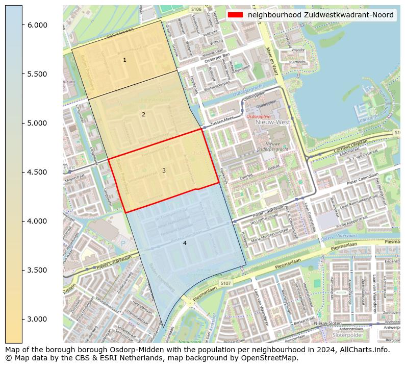 Image of the neighbourhood Zuidwestkwadrant-Noord at the map. This image is used as introduction to this page. This page shows a lot of information about the population in the neighbourhood Zuidwestkwadrant-Noord (such as the distribution by age groups of the residents, the composition of households, whether inhabitants are natives or Dutch with an immigration background, data about the houses (numbers, types, price development, use, type of property, ...) and more (car ownership, energy consumption, ...) based on open data from the Dutch Central Bureau of Statistics and various other sources!