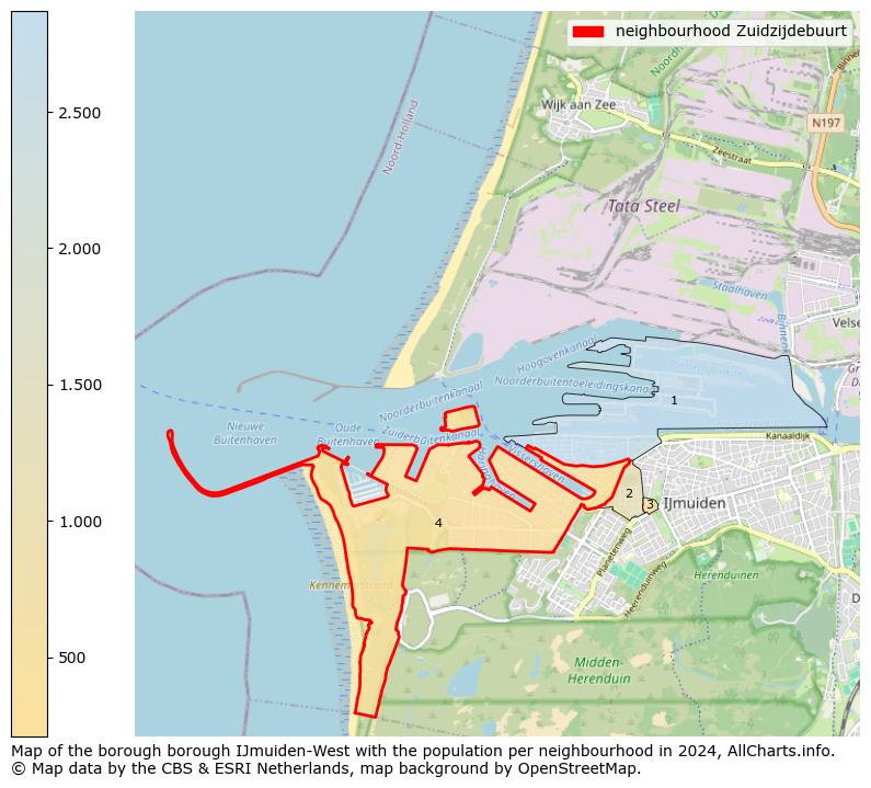 Image of the neighbourhood Zuidzijdebuurt at the map. This image is used as introduction to this page. This page shows a lot of information about the population in the neighbourhood Zuidzijdebuurt (such as the distribution by age groups of the residents, the composition of households, whether inhabitants are natives or Dutch with an immigration background, data about the houses (numbers, types, price development, use, type of property, ...) and more (car ownership, energy consumption, ...) based on open data from the Dutch Central Bureau of Statistics and various other sources!