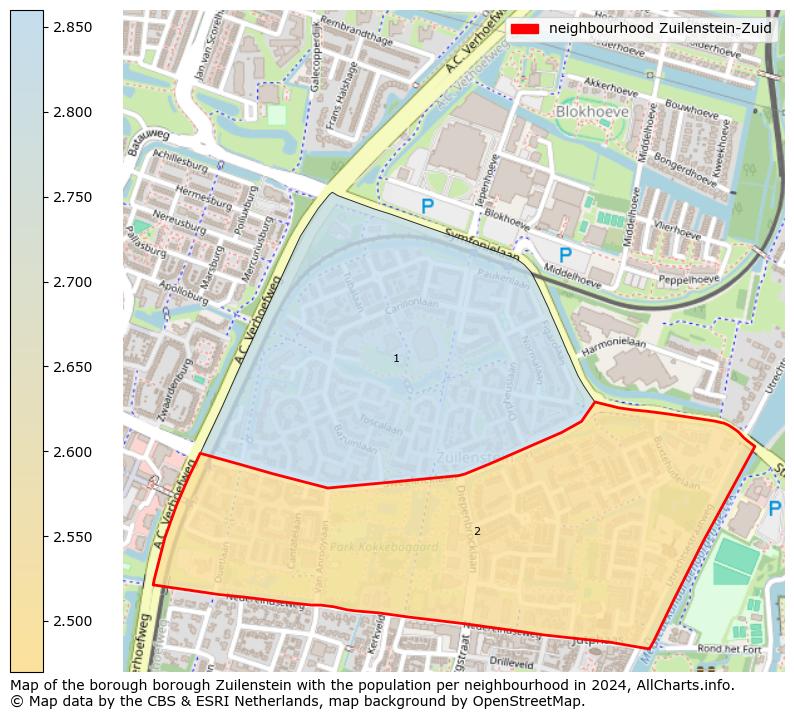 Image of the neighbourhood Zuilenstein-Zuid at the map. This image is used as introduction to this page. This page shows a lot of information about the population in the neighbourhood Zuilenstein-Zuid (such as the distribution by age groups of the residents, the composition of households, whether inhabitants are natives or Dutch with an immigration background, data about the houses (numbers, types, price development, use, type of property, ...) and more (car ownership, energy consumption, ...) based on open data from the Dutch Central Bureau of Statistics and various other sources!