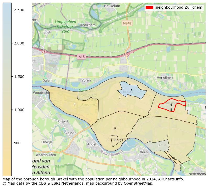 Image of the neighbourhood Zuilichem at the map. This image is used as introduction to this page. This page shows a lot of information about the population in the neighbourhood Zuilichem (such as the distribution by age groups of the residents, the composition of households, whether inhabitants are natives or Dutch with an immigration background, data about the houses (numbers, types, price development, use, type of property, ...) and more (car ownership, energy consumption, ...) based on open data from the Dutch Central Bureau of Statistics and various other sources!