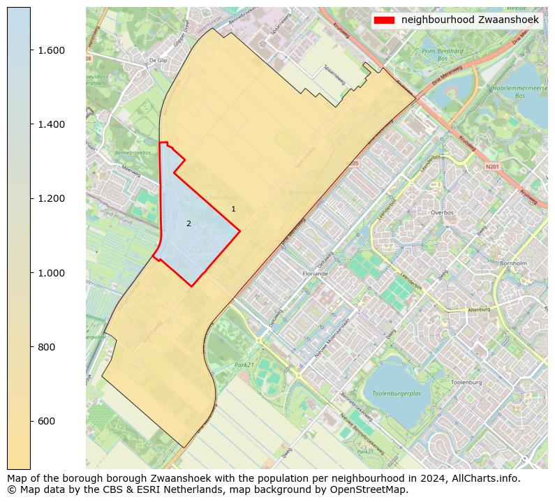 Image of the neighbourhood Zwaanshoek at the map. This image is used as introduction to this page. This page shows a lot of information about the population in the neighbourhood Zwaanshoek (such as the distribution by age groups of the residents, the composition of households, whether inhabitants are natives or Dutch with an immigration background, data about the houses (numbers, types, price development, use, type of property, ...) and more (car ownership, energy consumption, ...) based on open data from the Dutch Central Bureau of Statistics and various other sources!