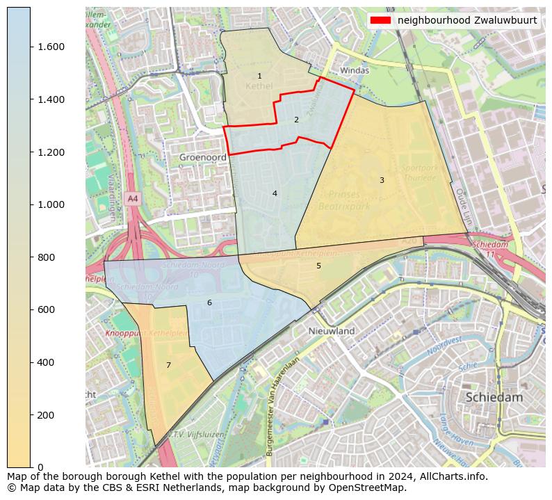 Image of the neighbourhood Zwaluwbuurt at the map. This image is used as introduction to this page. This page shows a lot of information about the population in the neighbourhood Zwaluwbuurt (such as the distribution by age groups of the residents, the composition of households, whether inhabitants are natives or Dutch with an immigration background, data about the houses (numbers, types, price development, use, type of property, ...) and more (car ownership, energy consumption, ...) based on open data from the Dutch Central Bureau of Statistics and various other sources!