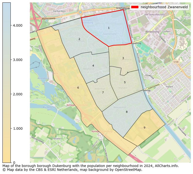 Image of the neighbourhood Zwanenveld at the map. This image is used as introduction to this page. This page shows a lot of information about the population in the neighbourhood Zwanenveld (such as the distribution by age groups of the residents, the composition of households, whether inhabitants are natives or Dutch with an immigration background, data about the houses (numbers, types, price development, use, type of property, ...) and more (car ownership, energy consumption, ...) based on open data from the Dutch Central Bureau of Statistics and various other sources!