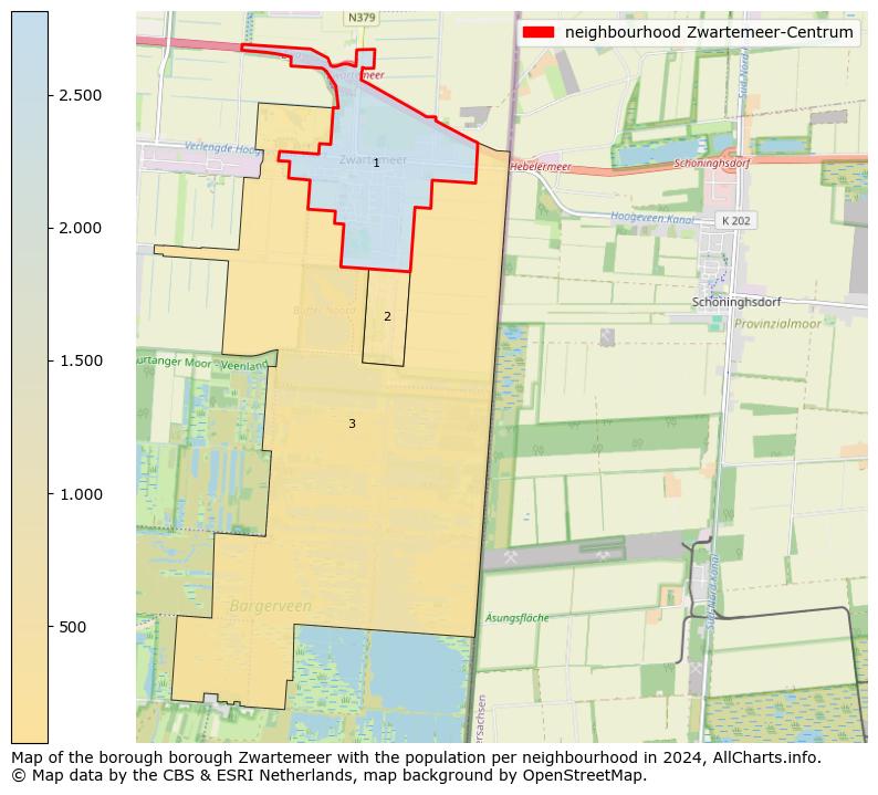 Image of the neighbourhood Zwartemeer-Centrum at the map. This image is used as introduction to this page. This page shows a lot of information about the population in the neighbourhood Zwartemeer-Centrum (such as the distribution by age groups of the residents, the composition of households, whether inhabitants are natives or Dutch with an immigration background, data about the houses (numbers, types, price development, use, type of property, ...) and more (car ownership, energy consumption, ...) based on open data from the Dutch Central Bureau of Statistics and various other sources!