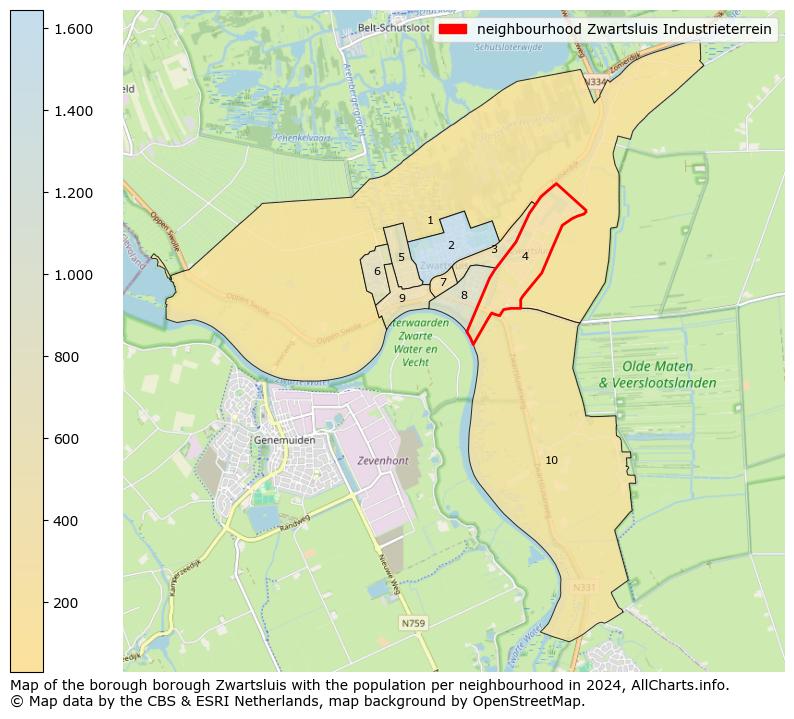 Image of the neighbourhood Zwartsluis Industrieterrein at the map. This image is used as introduction to this page. This page shows a lot of information about the population in the neighbourhood Zwartsluis Industrieterrein (such as the distribution by age groups of the residents, the composition of households, whether inhabitants are natives or Dutch with an immigration background, data about the houses (numbers, types, price development, use, type of property, ...) and more (car ownership, energy consumption, ...) based on open data from the Dutch Central Bureau of Statistics and various other sources!